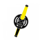 Protection manivelle pédalier vélo 4&2 impact shimano xtr fc - m985 tr Protection manivelle pédalier vélo 4&2 impact shimano xtr fc - m985 tr