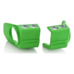 Protections de pieds de fourche acerbis vert - kawasaki 450 kxf 09 - 25