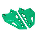 Protection platine repose - pied avoc vert anodisé pour kawasaki z900 Protection platine repose - pied avoc vert anodisé pour kawasaki z900