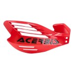 Prot�ge - mains acerbis x - force rouge / noir + kit de montage universel