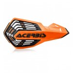 Prot�ge - mains acerbis x - future orange / noir + kit de montage univers