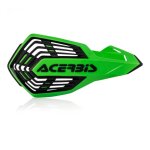 Prot�ge - mains acerbis x - future vert / noir + kit de montage universel