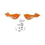 Protege - mains alu ufo 22mm avec renfort alu orange ktm 98 - 09