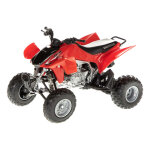 Quad miniature new ray honda 450 trx 2009 red 1 / 12