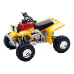 Quad miniature yamaha banshee yellow 1:32 newray jaune / rouge
