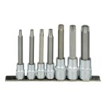 Rail de 7 douilles torx longues jbm 1 / 2 et 3 / 8 Rail de 7 douilles torx longues jbm 1 / 2 et 3 / 8