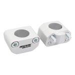 Rehausse de pontets de guidon star bar alu 28, 6mm argent