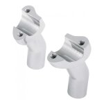 Rehausseurs drag specialties courb� pour guidon �1'' hauteur 8, 9 cm
