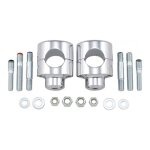 Rehausseurs drag specialties pour guidon 1'' hauteur 3, 8 cm chrome