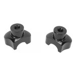 Rehausseurs drag specialties pour guidon 1'' hauteur 4, 3 cm noir bri