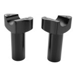 Rehausseurs drag specialties pour guidon 1'' hauteur 8, 9 cm noir