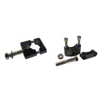 Rehausseurs de guidon psychic noirs 28mm