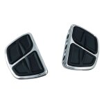 Repose pieds plateau cannelures mini pilote / passager kuryakyn chrome