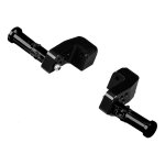 Repose - pieds ycf - aluminium taill masse - type sm rglable - noir