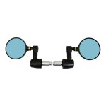 Rtroviseurs avoc chicago rond alu cnc noir
