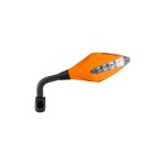 Rtroviseurs carnages barracuda race oranges avec clignotants int