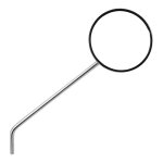 R�troviseur chrom� droit piaggio 125 px 11 - 19 cm181302
