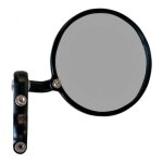 R�troviseur lat�ral droit hindsight miroir rond �76mm (seul) noir