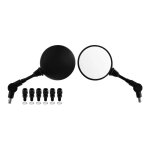 R�troviseur rond r�versible noir homologu� ce