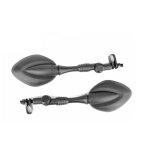 R�troviseurs universels articul�s noirs (paire)