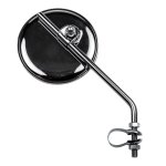 R�troviseur vintage rond r�versible et r�glable chrom�