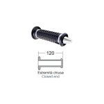 Revtements noir avec insert et embout de guidon argent