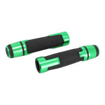 Revtement de poigne antidrapante avec embout de guidon vert anod