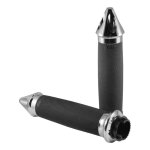 Revêtements de poignées avon grips custom contour spike chromés pou Revêtements de poignées avon grips custom contour spike chromés pou
