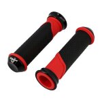 Revtements de poigne blackway soho noir / rouge avec embouts de guid