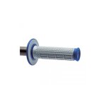 Rev�tements de poign�es renthal - mx tapered - gris / bleu