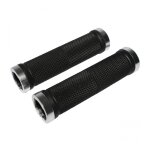 Rev�tements de poign�es v�lo newton grip diamant noir / argent