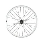 Roue arri�re fixie velox 430 700c flip / flop blanc � axe plein (28mm)