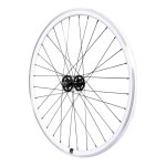 Roue avant v�lo de piste / fixie blanche (30mm)