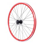 Roue avant v�lo de piste / fixie rouge (30mm)
