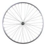 Roue avant vtc 700c velox patins (axe à9, 5x100) argent Roue avant vtc 700c velox patins (axe à9, 5x100) argent