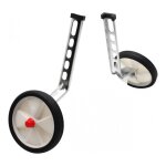 Roues stabilisatrices vlo newton c3 en plastique blanc (12  - 20 )