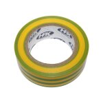 Ruban adhsif isolant jaune / vert 19mm x 10m
