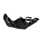 Sabot moteur polisport fortress en phd noir + protection de biellette