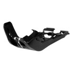 Sabot moteur polisport fortress en phd noir + protection de biellette