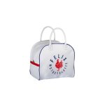 Sac � casque st520 felix motocyclette type bowling blanc