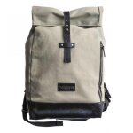 Sac � dos helstons back pack city beige / noir