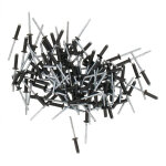 Sachet de 100 rivets pop noir