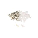 Sachet de 25 cosses rondes m�les �3, 5mm brazoline