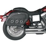 Sacoches lat�rales saddlemen drifter slant noires harley davidson fxd