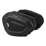 Sacoches lat�rales sw - motech pro blaze noires / grises moto guzzi v100