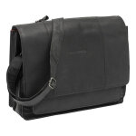 Sacoche porte - bagage newlooxs leather fellini en cuir noir 18l
