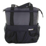 Sacoche de v�lo basil shopper xl noire et grise 20l � fixation hook -