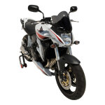 Saute - vent ermax 31 cm honda cb 600 n hornet 07 - 10 gris