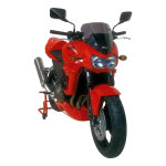 Saute - vent ermax haute protection 31 cm kawasaki z 750 04 - 06 noir clai