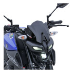 Saute - vent ermax sport 22 cm yamaha mt - 125 20 - 24 noir clair
